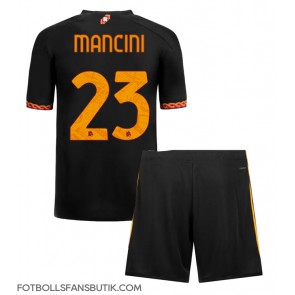 AS Roma Gianluca Mancini #23 Replika Tredje Tröja Barn 2023-24 Kortärmad (+ Korta byxor)